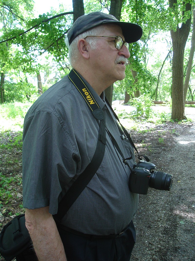 Phil Vierling in Portage Woods May 31, 2008